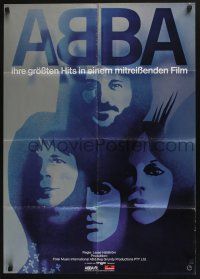 4g525 ABBA: THE MOVIE German '77 Swedish pop rock, art of all 4 band members by Kratzsch!