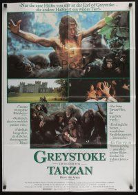4g580 GREYSTOKE German '84 Christopher Lambert as Tarzan, Lord of the Apes!
