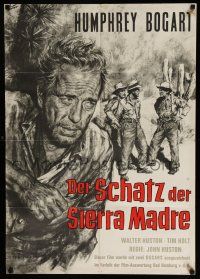 4g654 TREASURE OF THE SIERRA MADRE German R61 Humphrey Bogart, Tim Holt & Walter Huston!