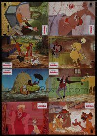 4g666 ARISTOCATS German LC poster '71 Walt Disney feline jazz musical cartoon, great colorful art!