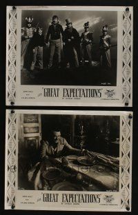 4g169 GREAT EXPECTATIONS 2 Canadian LCs '46 John Mills, Charles Dickens, directed by David Lean!