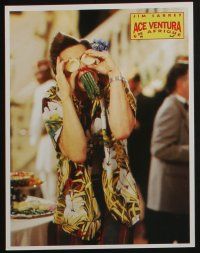 4g259 ACE VENTURA WHEN NATURE CALLS 12 French LCs '95 directed by Steve Oedekerk, wacky Jim Carrey!