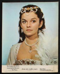 4g305 ANNE OF THE THOUSAND DAYS 10 French LCs '70 c/u of King Richard Burton & Genevieve Bujold!
