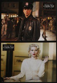 4g329 BLACK DAHLIA 8 French LCs '06 directed by Brian De Palma, Josh Hartnett, Scarlett Johansson!
