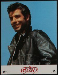 4g271 GREASE 12 French LCs R90s John Travolta & Olivia Newton-John in a most classic musical!