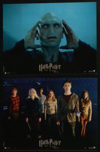 4g383 HARRY POTTER & THE ORDER OF THE PHOENIX 6 French LCs '07 Ralph Fiennes, Daniel Radcliffe!