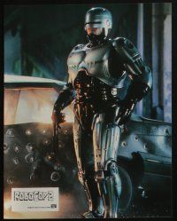 4g287 ROBOCOP 2 12 French LCs '90 great images of cyborg policeman Peter Weller, sci-fi sequel!