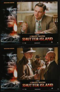 4g408 SHUTTER ISLAND 4 French LCs '10 Martin Scorsese, cool images of Leonardo DiCaprio!