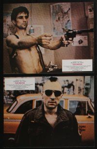 4g363 TAXI DRIVER 8 French LCs R80s Robert De Niro as Travis Bickle, Jodie Foster, Harvey Keitel!