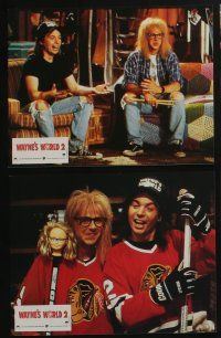 4g300 WAYNE'S WORLD 2 12 French LCs '94 Mike Myers, Dana Carvey, from Saturday Night Live sketch!