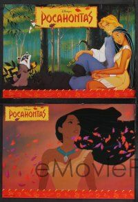 4g671 POCAHONTAS 16 German LCs '95 Disney, Native American Indians, great cartoon images!