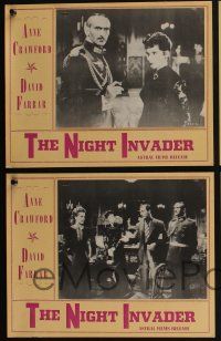4g151 NIGHT INVADER 8 Canadian LCs R50s Anne Crawford, David Farar, English WWII spy thriller!
