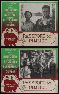 4g156 PASSPORT TO PIMLICO 8 Canadian LCs '49 wacky Stanley Holloway, young Hermione Baddeley!
