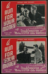 4g157 RUN FOR YOUR MONEY 8 Canadian LCs '49 Donald Houston, coal mining brothers win a London trip!