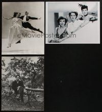 4h060 LOT OF 3 REPRO 11x14 STILLS '80s-90s great images of Astaire & Rita Hayworth, Gregory Peck!