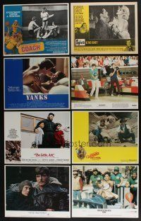 4h019 LOT OF 135 LOBBY CARDS '65 - '85 complete & incomplete sets from 20 different movies!