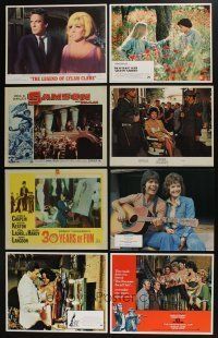 4h020 LOT OF 108 LOBBY CARDS '60 - '88 incomplete sets from 30 different movies!