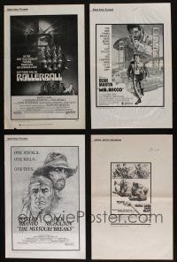 4h070 LOT OF 30 UNCUT UNITED ARTISTS PRESSBOOKS '70s advertising images from a variety of movies!
