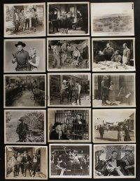 4h112 LOT OF 43 8x10 WESTERN STILLS '30s-40s great images of cowboy heroes saving the day!