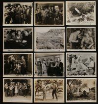 4h127 LOT OF 21 8x10 WESTERN STILLS '30s-40s great scenes with cowboy heroes saving the day!