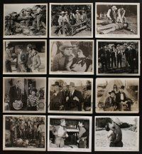 4h128 LOT OF 18 8x10 WESTERN STILLS '30s-40s great scenes with cowboy heroes saving the day!