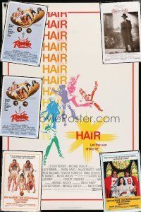 4h202 LOT OF 6 UNFOLDED ONE-SHEETS '70s-80s great images from a variety of different movies!