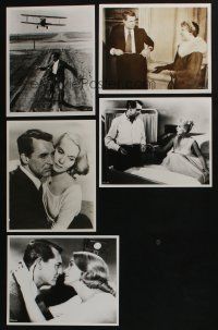 4h003 LOT OF 5 8X10 CARY GRANT REPRO STILLS '80s great images from North by Northwest & more!