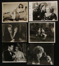 4h140 LOT OF 6 8X10 STILLS '20s-40s great scenes & portraits from different movies!