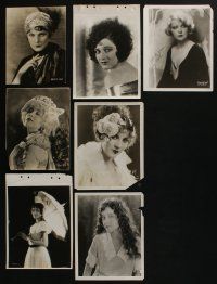 4h139 LOT OF 7 8X10 SEXY WOMEN STILLS '20s-30s full-length & c/u portraits of pretty ladies!