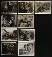4h137 LOT OF 9 8x10 WESTERN STILLS '20s-40s great scenes from a variety of different movies!