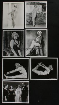 4h002 LOT OF 7 8X10 MARILYN MONROE REPRO STILLS '80s great images of the legendary sex symbol!