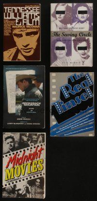 4h096 LOT OF 5 SOFTCOVER FILM BOOKS '70s-00s Tennessee Williams, Midnight Movies & more!