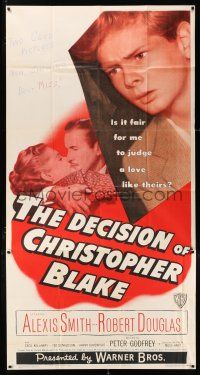 4j368 DECISION OF CHRISTOPHER BLAKE 3sh '48 Alexis Smith, is it fair for him to judge their love?