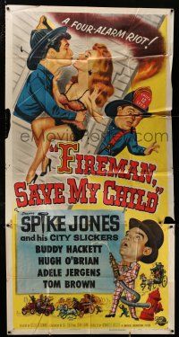 4j404 FIREMAN, SAVE MY CHILD 3sh '54 Spike Jones and his City Slickers & Buddy Hackett!