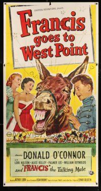 4j417 FRANCIS GOES TO WEST POINT 3sh '52 military cadet Donald O'Connor & wacky talking mule!