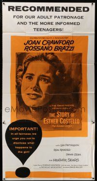 4j440 GOLDEN VIRGIN 3sh '57 art of deaf/mute Heather Sears in The Story of Esther Costello!