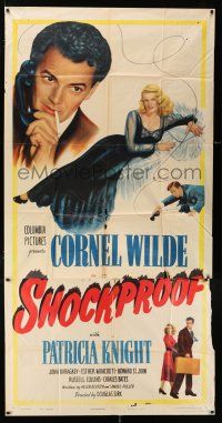 4j653 SHOCKPROOF 3sh '49 Cornel Wilde, directed by Douglas Sirk, written by Samuel Fuller!