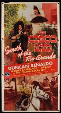 4j668 SOUTH OF THE RIO GRANDE 3sh '45 great images of Duncan Renaldo as The Cisco Kid!