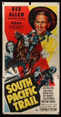 4j669 SOUTH PACIFIC TRAIL 3sh '52 Arizona Cowboy Rex Allen & Koko, Miracle Horse of the Movies!