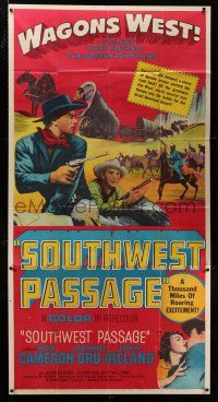 4j670 SOUTHWEST PASSAGE 3sh '54 Rod Cameron in most fabulous chapter in history of the West!