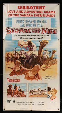 4j679 STORM OVER THE NILE 3sh '56 Laurence Harvey, turmoil in the great Egyptian desert!
