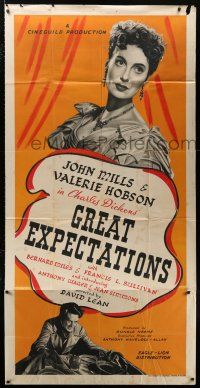 4j025 GREAT EXPECTATIONS English 3sh '47 John Mills, Valerie Hobson, Charles Dickens, David Lean!