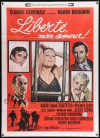 4j145 LIBERA MY LOVE Italian 1p '75 Bolognini, art of sexy Claudia Cardinale & her male co-stars!
