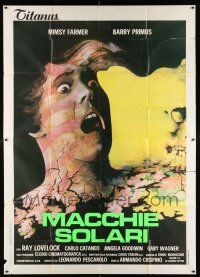 4j070 AUTOPSY Italian 2p '77 Macchie solari, horror that goes beyond the living dead, cool art!