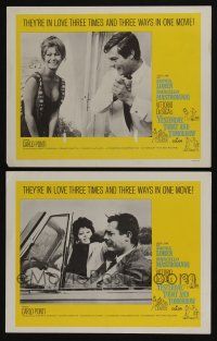 4k999 YESTERDAY, TODAY & TOMORROW 2 LCs '64 Sophia Loren, Marcello Mastroianni, Vittorio De Sica!