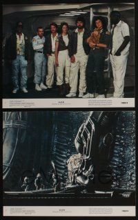 4k077 ALIEN 8 color 11x14 stills '79 Sigourney Weaver, Tom Skerritt, Ridley Scott sci-fi classic!