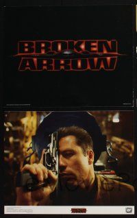 4k046 BROKEN ARROW 9 color 11x14 stills '96 John Travolta, Christian Slater, directed by John Woo!