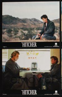 4k028 HITCHER 10 English LCs '86 Rutger Hauer, C. Thomas Howell, Jennifer Jason Leigh!