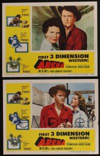 4k557 ARENA 6 LCs '53 the first 3 dimension cowboy western, great 3-D border images!