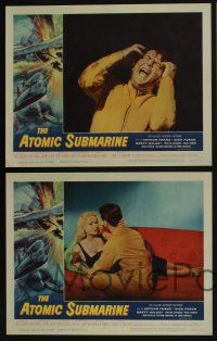 4k093 ATOMIC SUBMARINE 8 LCs '59 Arthur Franz, sexy Joi Lansing, cool underwater sci-fi!